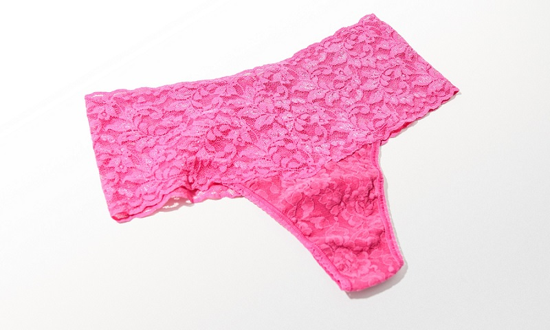 Pink Thong, High Waisted Thongs, Lace Thongs
