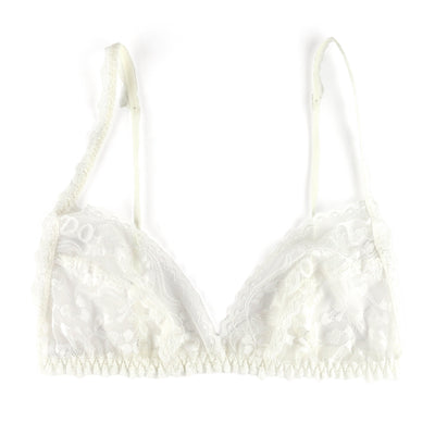 Hanky Panky - I Do Shimmer Bralette - Light Ivory - View 1