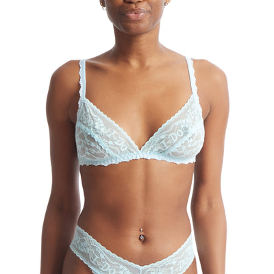 Hanky Panky - I Do Shimmer Bralette - Powder Blue - View 1