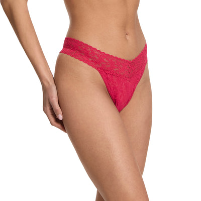 Hanky Panky - Signature Lace Original Rise Thong - Beet Juice - View 1