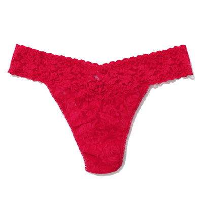 Hanky Panky - Signature Lace Original Rise Thong - Beet Juice - View 1