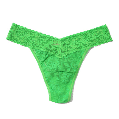 Hanky Panky - Signature Lace Original Rise Thong - Four Leaf Clover - View 1