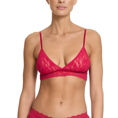 Hanky Panky - Signature Lace Padded Triangle Bralette - Beet Juice - View 1