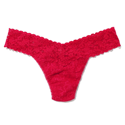 Hanky Panky - Signature Lace Low Rise Thong - Beet Juice - View 1