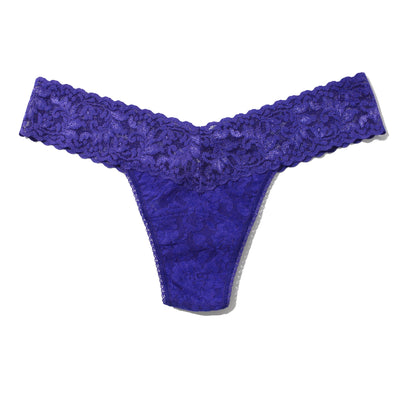 Hanky Panky - Signature Lace Low Rise Thong - Violets Are Blue - View 1