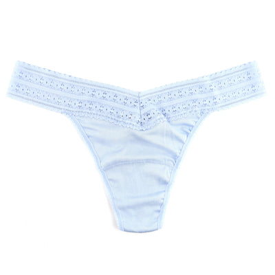 Hanky Panky - DreamEase™ Original Rise Thong - Serenity Blue - View 1