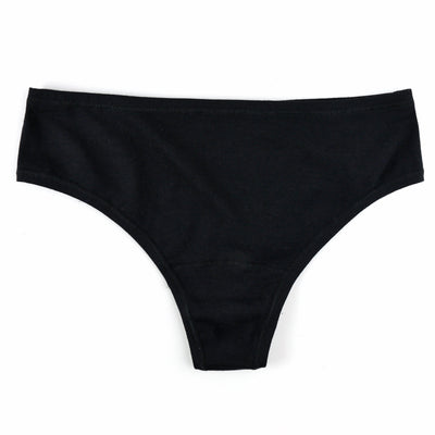 Hanky Panky - PlayStretch™ Natural Rise Thong - Black - View 1