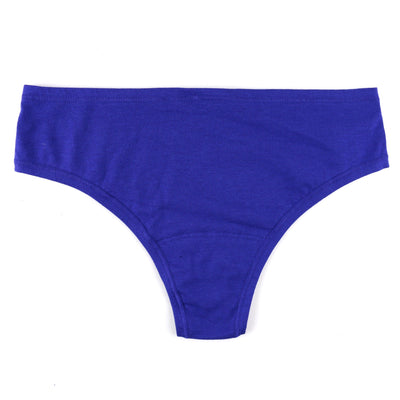 Hanky Panky - PlayStretch™ Natural Rise Thong - Lapis - View 1