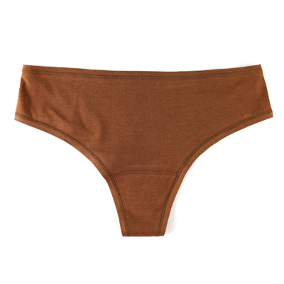 Hanky Panky - PlayStretch™ Natural Rise Thong - Macchiato - View 1