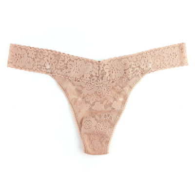 Hanky Panky - Daily Lace Low Rise Thong - Taupe - View 1