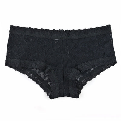 Hanky Panky - Daily Lace Boyshort - Marshmallow/Black/Dream House - View 1