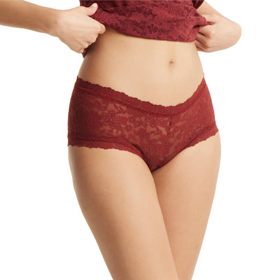 Hanky Panky - Daily Lace Boyshort - Shiraz - View 1