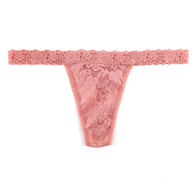 Hanky Panky - Daily Lace G-String - Antique Rose - View 1