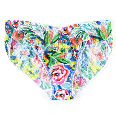 Hanky Panky - Printed Signature Lace V-Kini - Brilliant Blooms - View 1