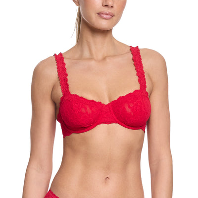 Hanky Panky - Signature Lace Balconette Bra - Red - View 1