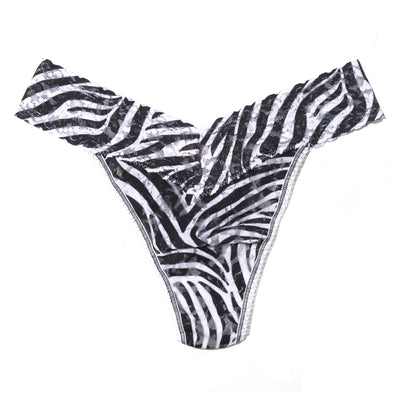 Hanky Panky - Printed Signature Lace Original Rise Thong - A To Zebra - View 1