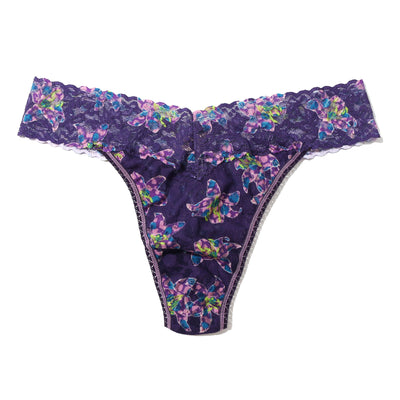 Hanky Panky - Printed Signature Lace Original Rise Thong - Fleurs Por Moi - View 1