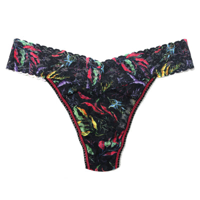 Hanky Panky - Printed Signature Lace Original Rise Thong - Floating - View 1