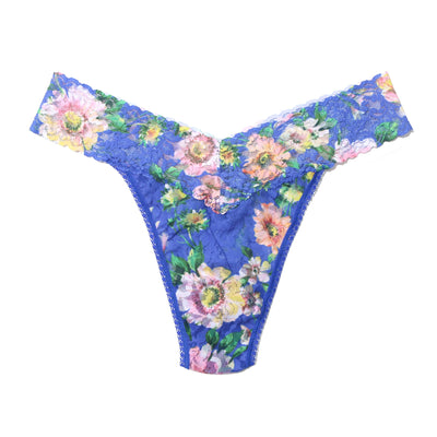 Hanky Panky - Printed Signature Lace Original Rise Thong - Happy Place - View 1