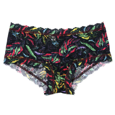 Hanky Panky - Printed Signature Lace Boyshort - Floating - View 1