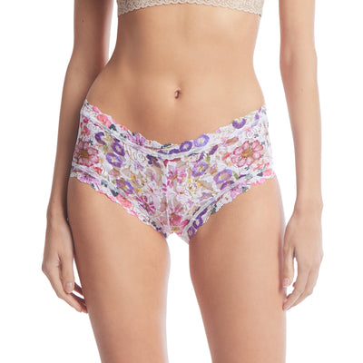 Hanky Panky - Printed Signature Lace Boyshort - Pressed Bouquet - View 1