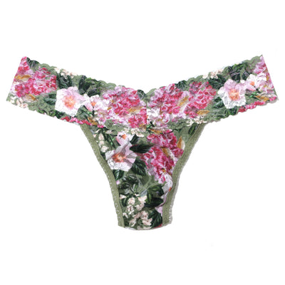 Hanky Panky - Printed Signature Lace Low Rise Thong - Florist - View 1