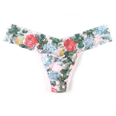 Hanky Panky - Printed Signature Lace Low Rise Thong - Lost Promises - View 1