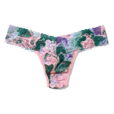 Hanky Panky - Printed Signature Lace Low Rise Thong - Painter - View 1