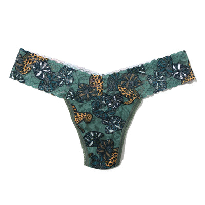 Hanky Panky - Printed Signature Lace Low Rise Thong - Prowling - View 1