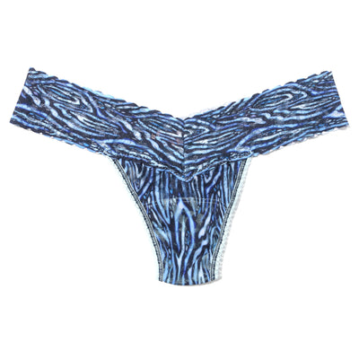 Hanky Panky - Printed Signature Lace Low Rise Thong - Sea You - View 1