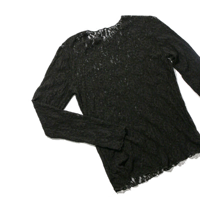 Hanky Panky - Signature Lace Long Sleeve Top - Black - View 1