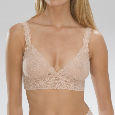 Signature Lace Crossover Bralette in  Chai - Hanky Panky - View1