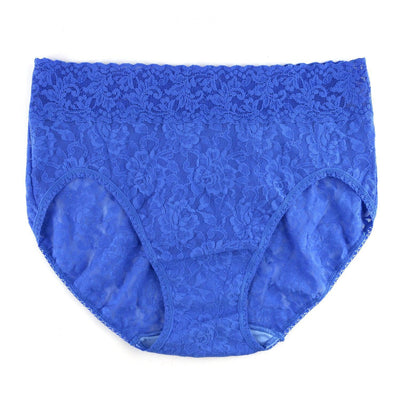 Signature Lace French Brief  in Sea Blue - Hanky Panky - View 1