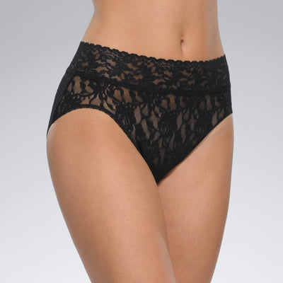 Signature Lace French Brief in  Black - Hanky Panky - View1