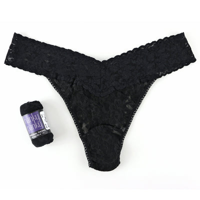 Rolled Signature Lace Original Rise Thong