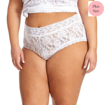 Hanky Panky - Plus Size Signature Lace Boyshort - White - View 1