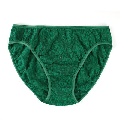 Signature Lace High Cut Brief in Green Envy - Hanky Panky - View1