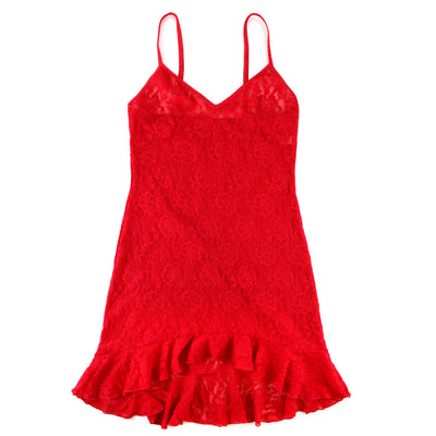 Signature Lace High-Low Chemise in Red - Hanky Panky - View1