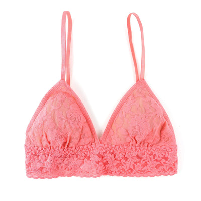 Hanky Panky - Peachy Keen Signature Lace Padded Triangle Bralette - Peachy Keen - View 1