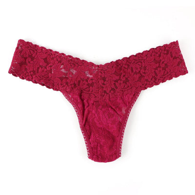 Hanky Panky - Signature Lace Low Rise Thong - Cranberry - View 1