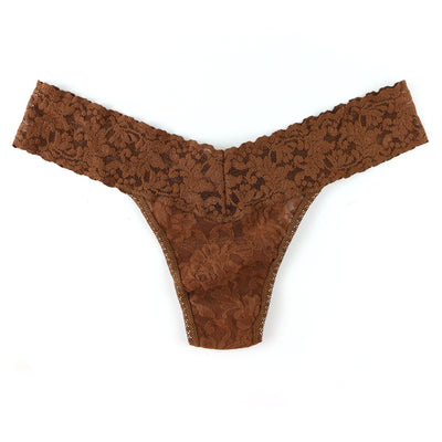 Hanky Panky - Signature Lace Low Rise Thong - Macchiato - View 1