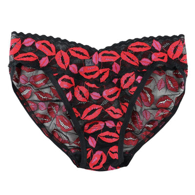 Printed Signature Lace V-kini in Kissing - Hanky Panky - View1