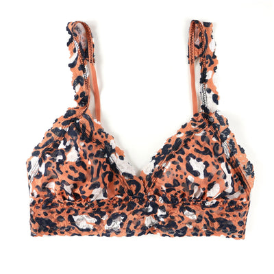 Hanky Panky - Cheeky Cheetah Printed Signature Lace Crossover Bralette - Cheeky Cheetah - View 1