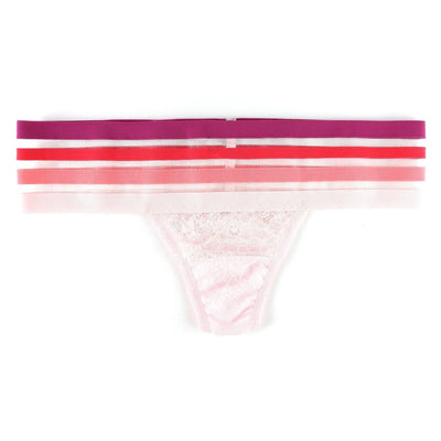 Hanky Panky - Sunset Stripe Mid Rise Thong - Sunset Stripe - View 1