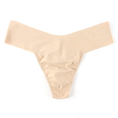 Hanky Panky - Breathe Natural-Rise Thong - Biscotti - View 1