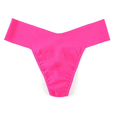 Breathe Natural Rise Thong in Provocative Pink - Hanky Panky - View1
