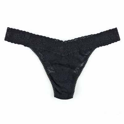 Hanky Panky - Daily Lace Packed Thong - Black - View 1
