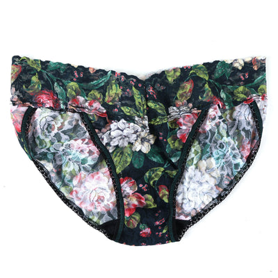 Hanky Panky - Printed Signature Lace V-Kini - Baroque Blooms - View 1