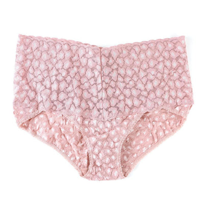 Hanky Panky - Cross-Dyed Leopard Retro V-Kini - Desert Rose White - View 1