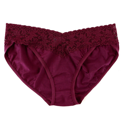 Hanky Panky - Cabernet SUPIMA® Cotton V-kini - Cabernet - View 1